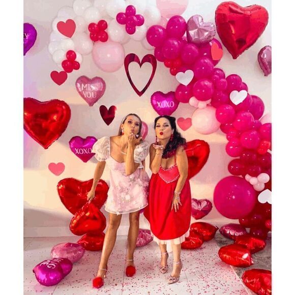 💗 Barbie Pink Cute Heart Shaped Crop Top Pearls Trim NEW WITH TAGS - Picture 14 of 16